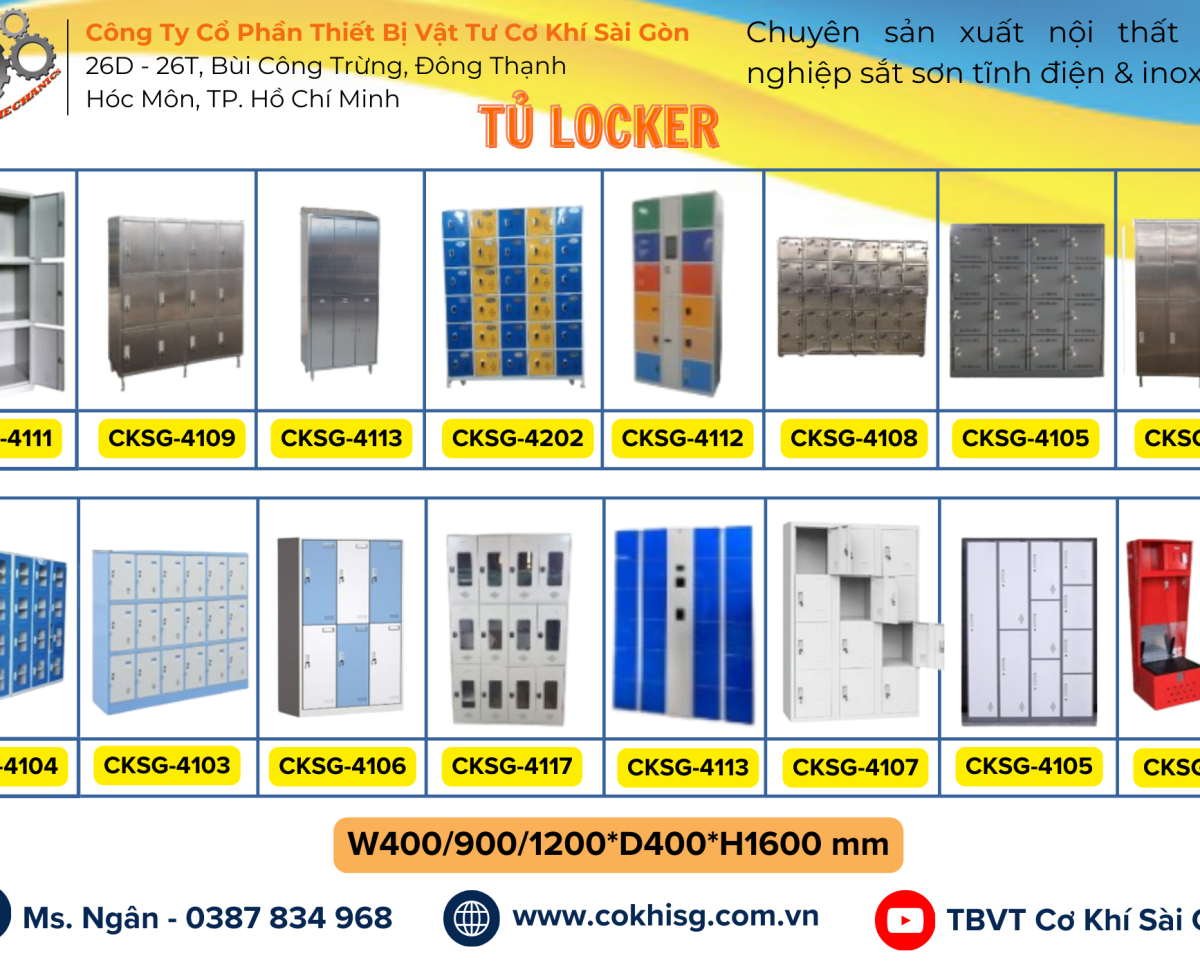 Tủ Locker, Tủ Nhân Viên Cao Cấp