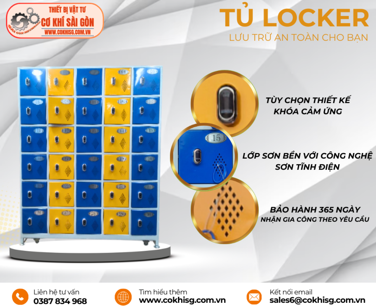 Tủ Locker, Tủ Nhân Viên Cao Cấp