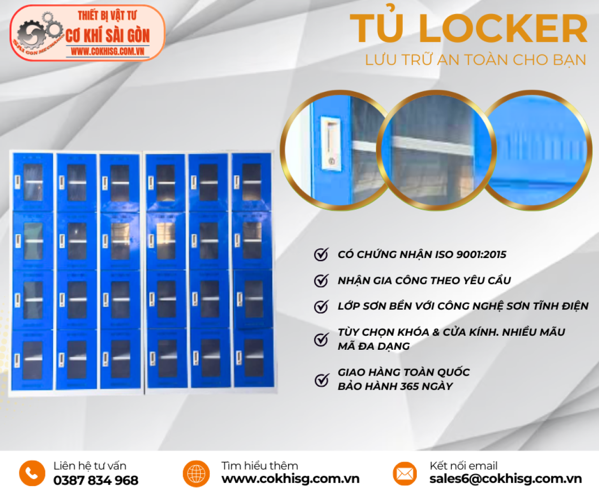 Tủ Locker, Tủ Nhân Viên Cao Cấp