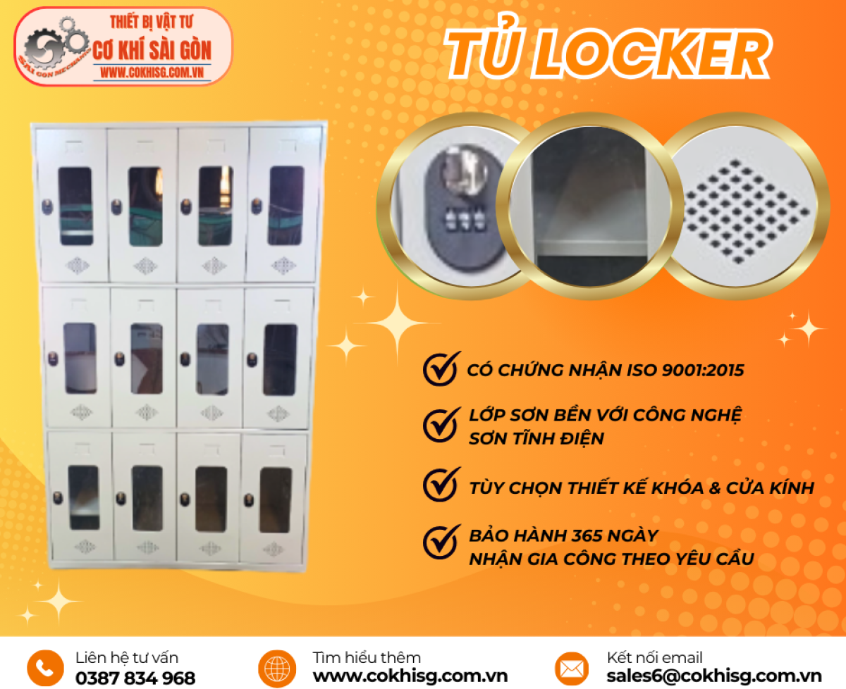 Tủ Locker, Tủ Nhân Viên Cao Cấp