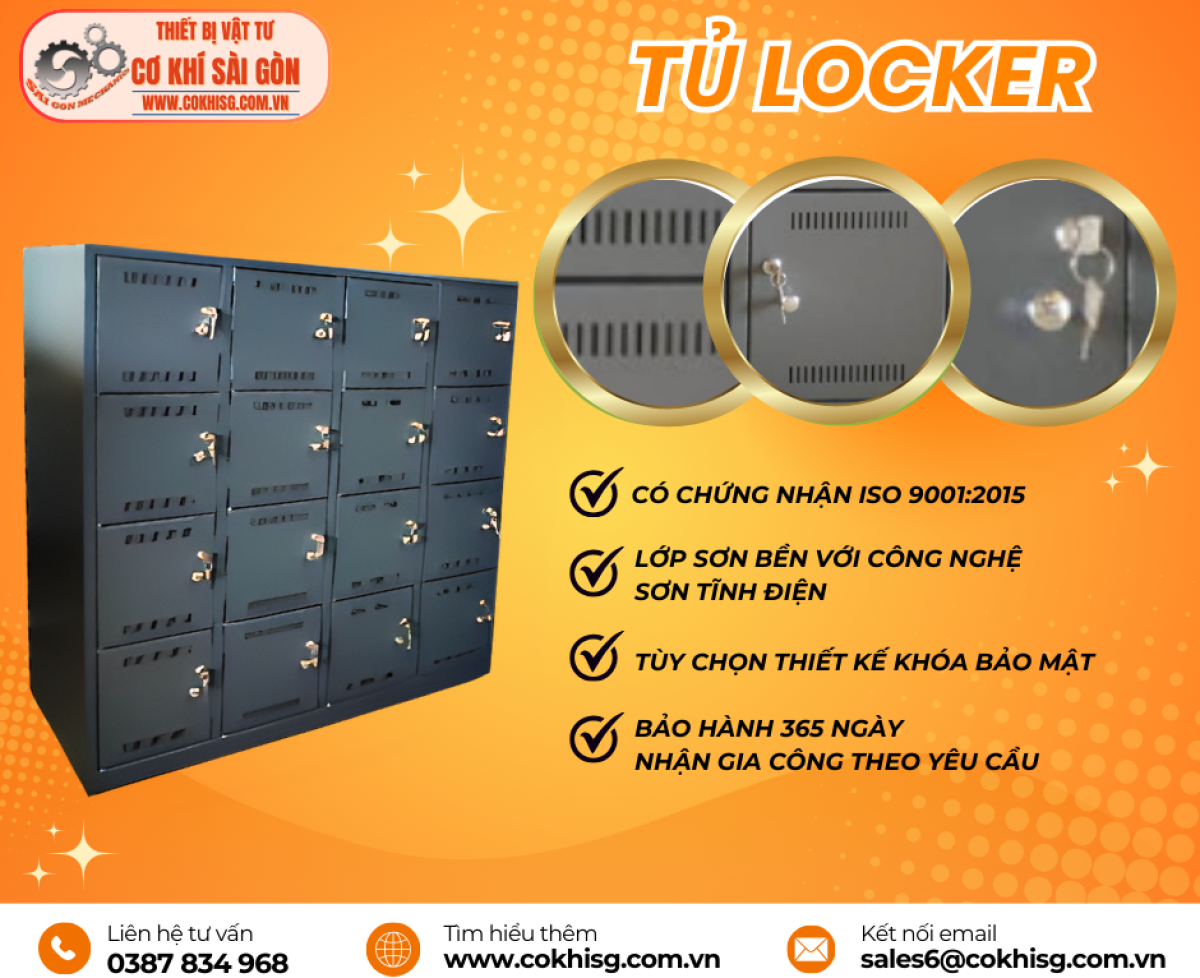 Tủ Locker, Tủ Nhân Viên Cao Cấp