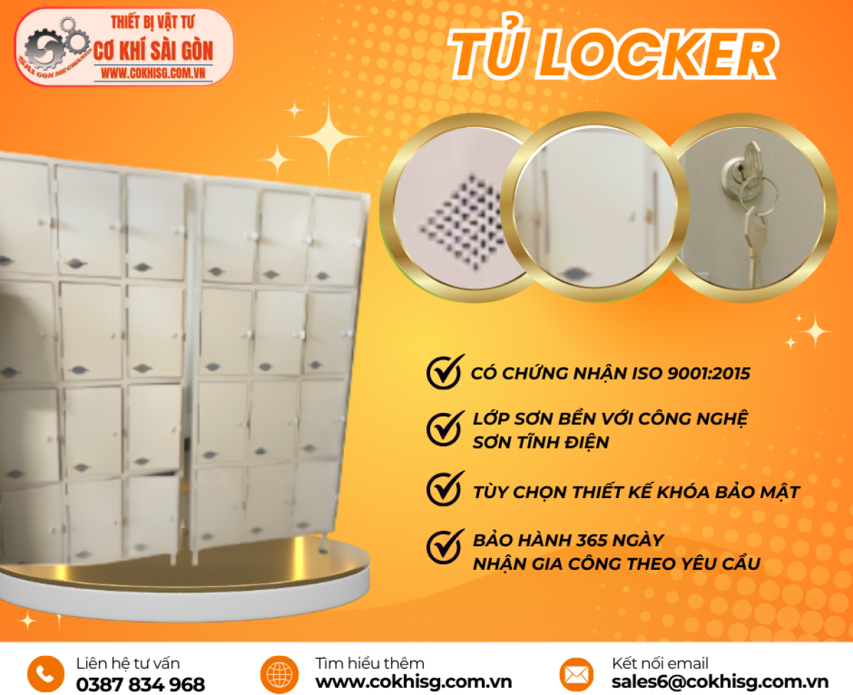 Tủ Locker, Tủ Nhân Viên Cao Cấp