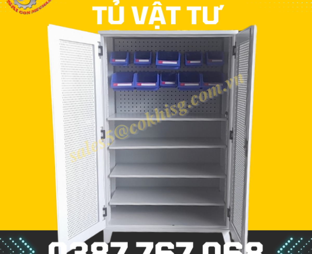 TỦ CHỨA DỤNG CỤ VẬT TƯ - TBVT CƠ KHÍ SÀI GÒN