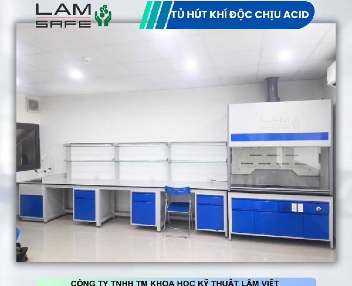 Tủ hút khí độc chịu acid