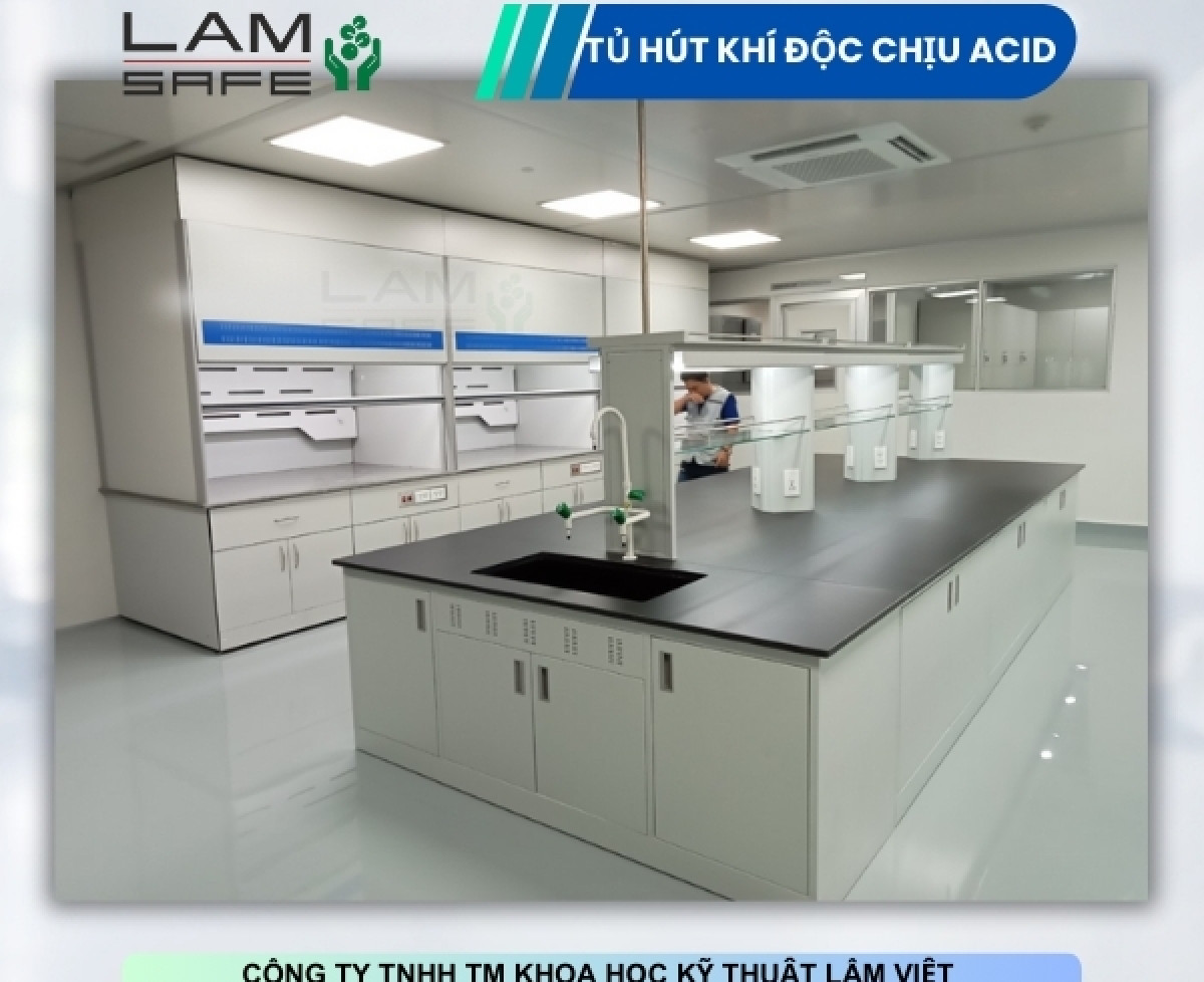 Tủ hút khí độc chịu acid