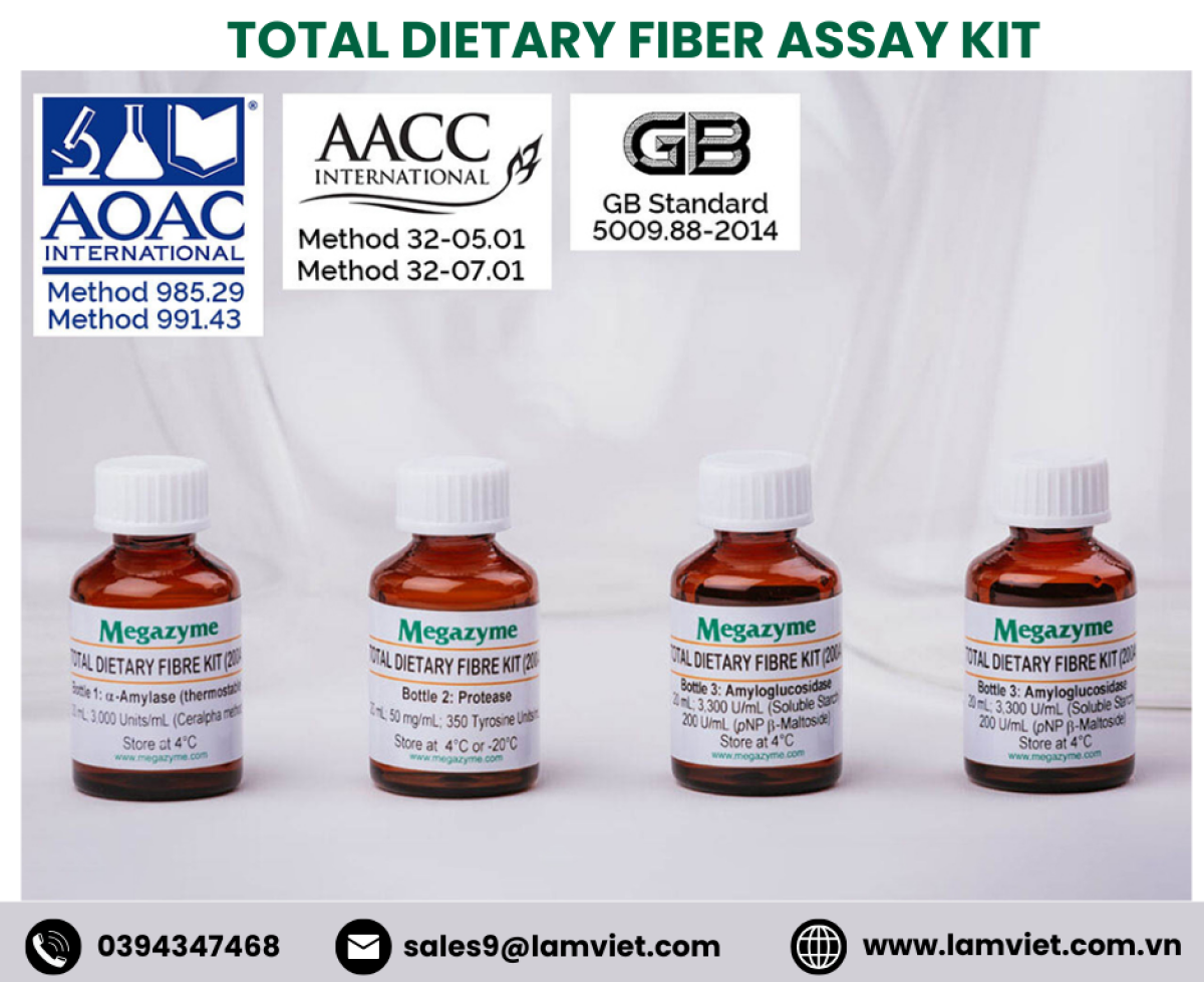 Total dietary fiber assay kit