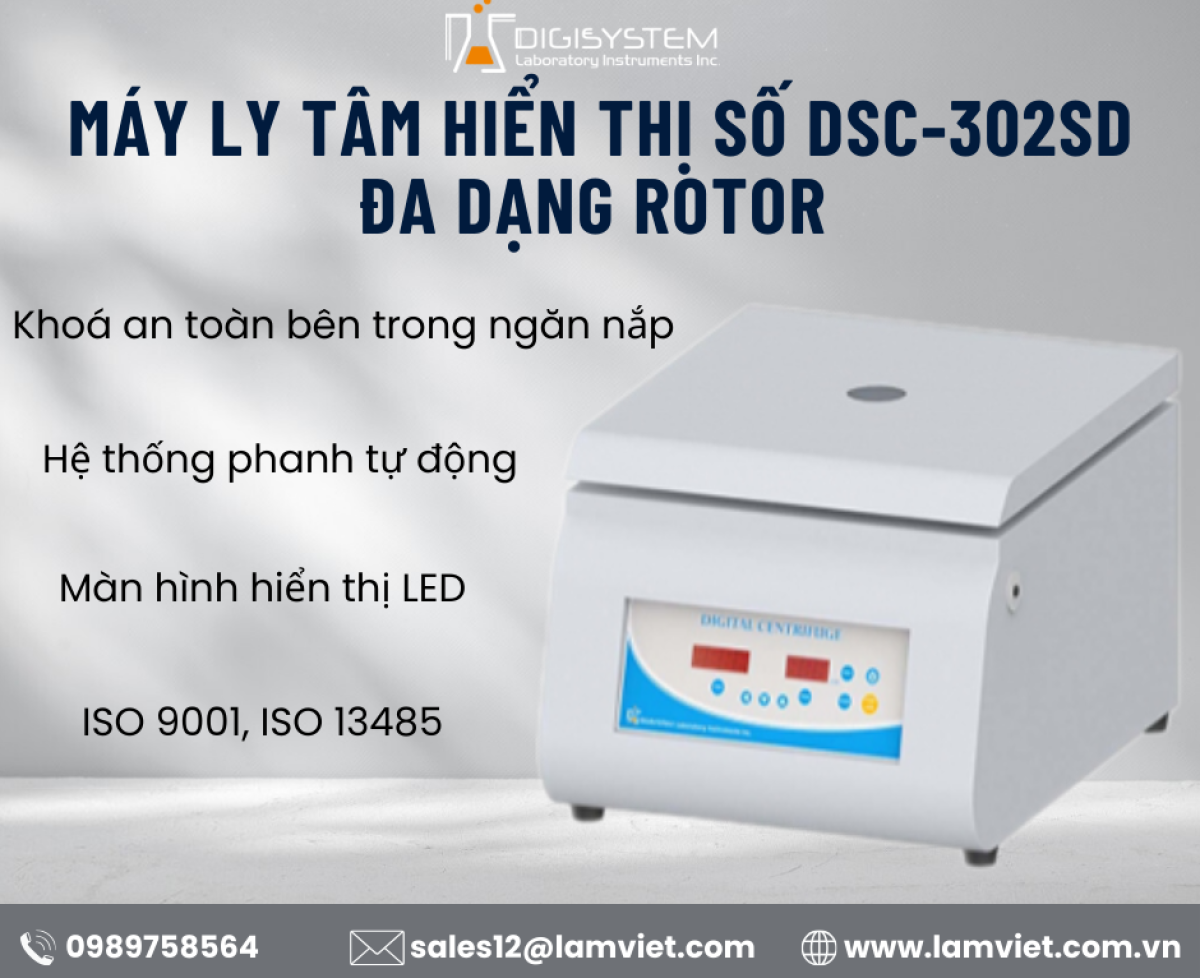 Máy ly tâm hiển thị số đa dạng rotor