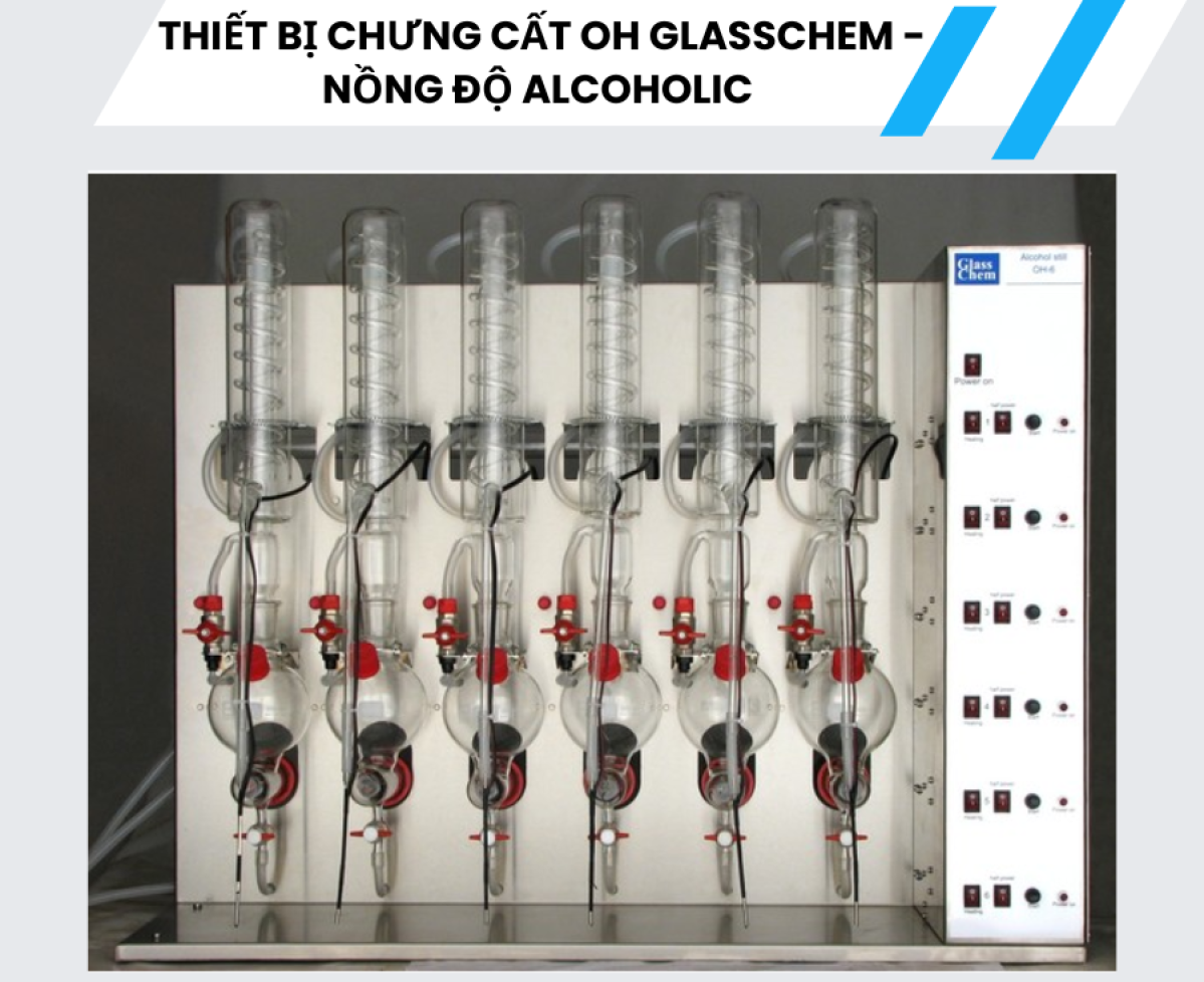 Thiết bị chưng cất OH Glasschem