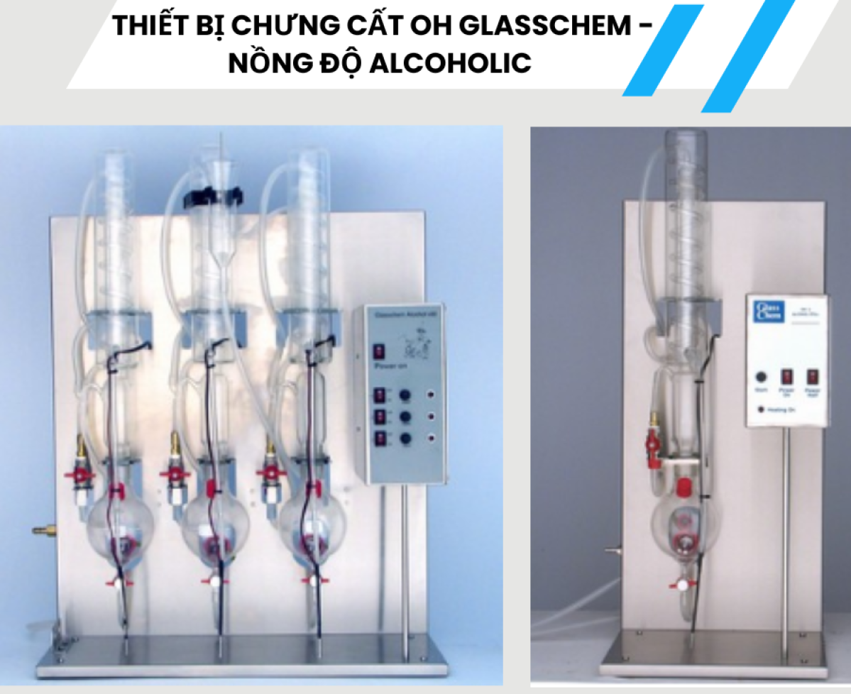 Thiết bị chưng cất OH Glasschem