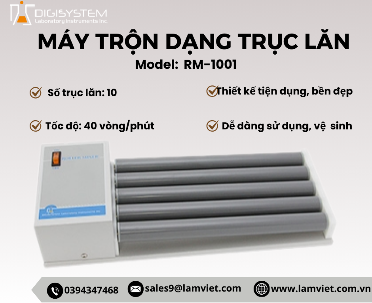 Máy trộn dạng trục lăn Digisystem