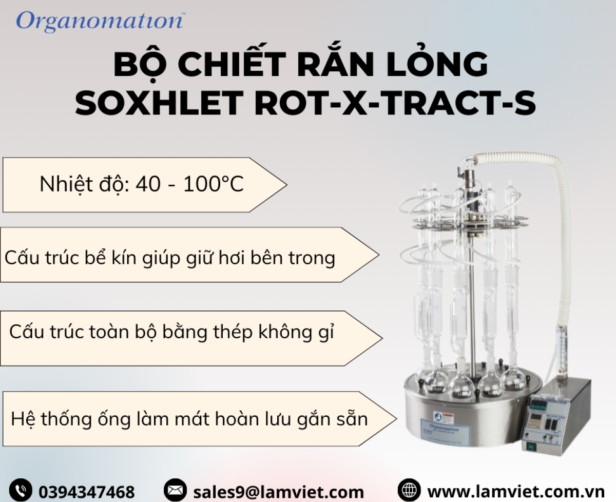 Bộ chiết rắn lỏng soxhlet