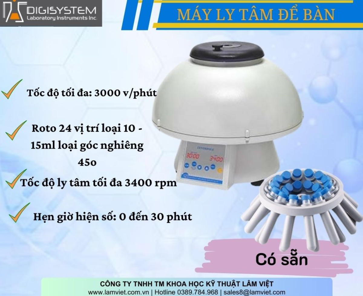 Máy Ly Tâm Để Bàn DSC-300D