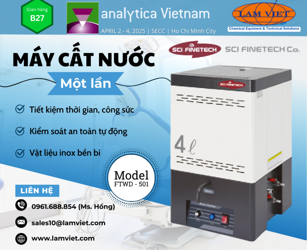 Máy cất nước 1 lần