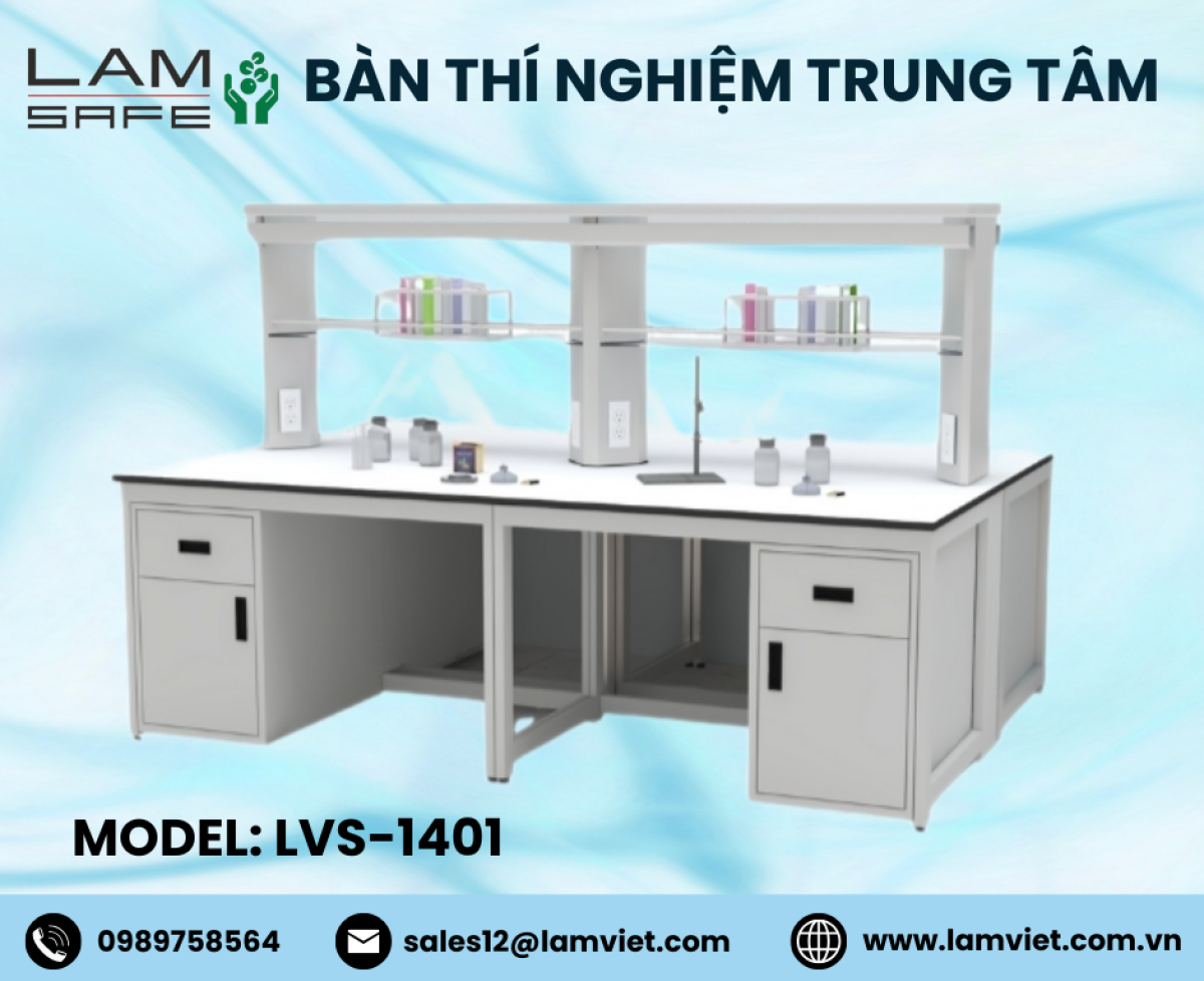 Bàn thí nghiệm trung tâm Lamsafe