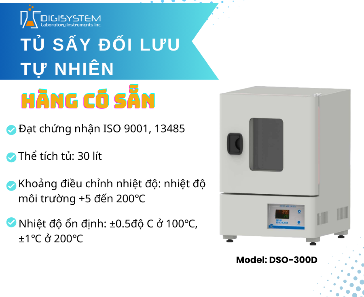 Tủ sấy đối lưu tự nhiên, DSO-300D