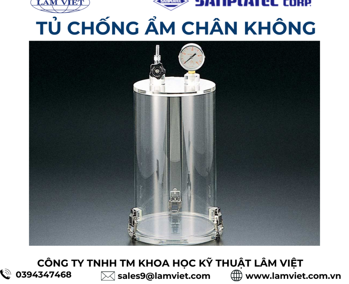 Tủ chống ẩm chân không dạng trụ