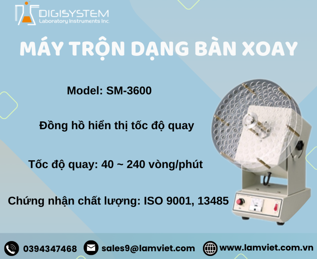 Máy trộn dạng bàn xoay Digisystem