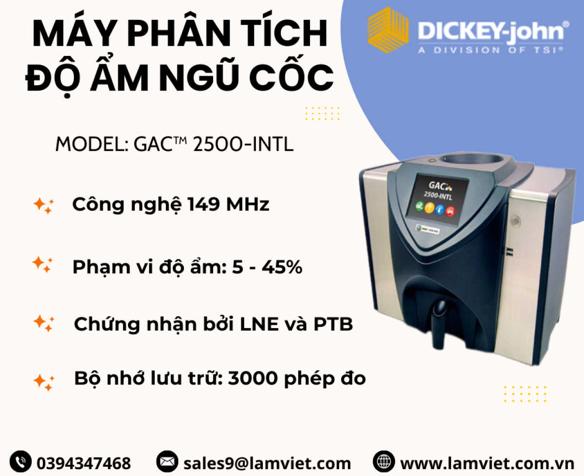 Máy phân tích độ ẩm ngũ cốc DICKEY-john®