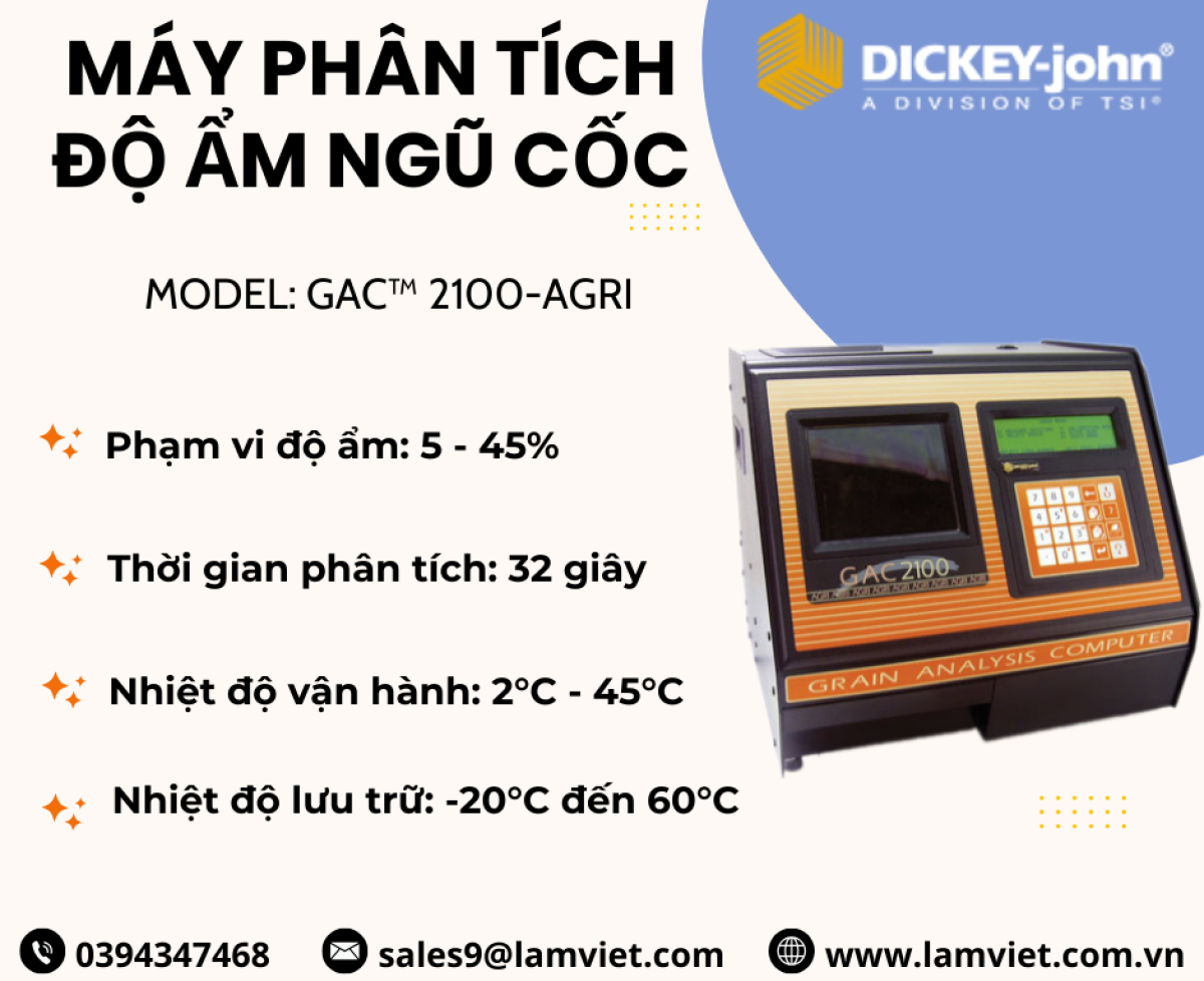 Máy phân tích độ ẩm ngũ cốc DICKEY-john®