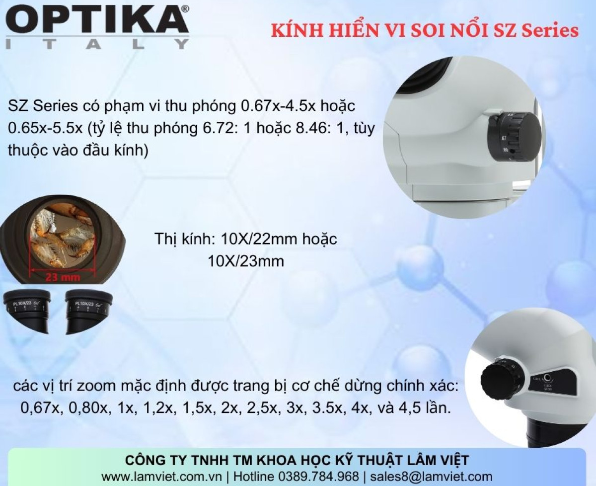 Kính hiển vi soi nổi SZ Series