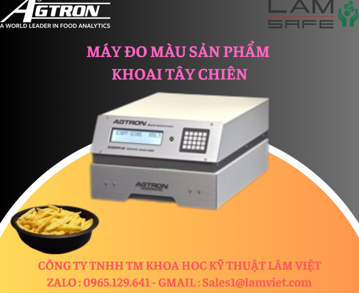 Máy đo màu sản phẩm khoai tây chiên