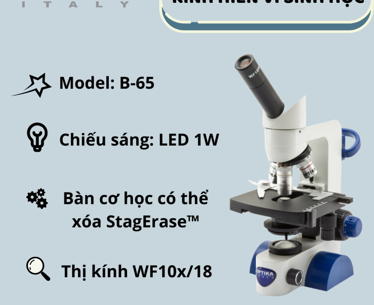 Kính hiển vi sinh học model B-65