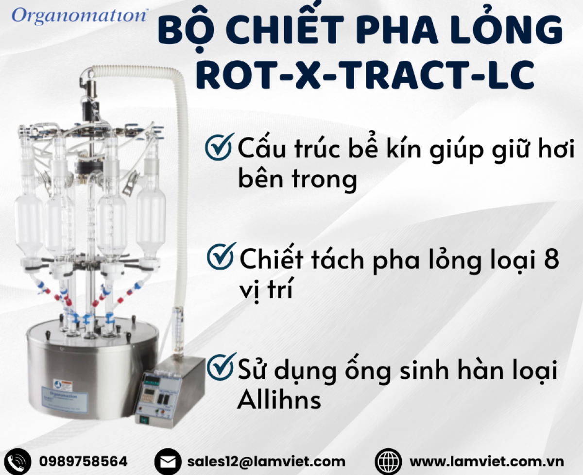 Bộ chiết pha lỏng liên tục Rot-X-Tract-LC