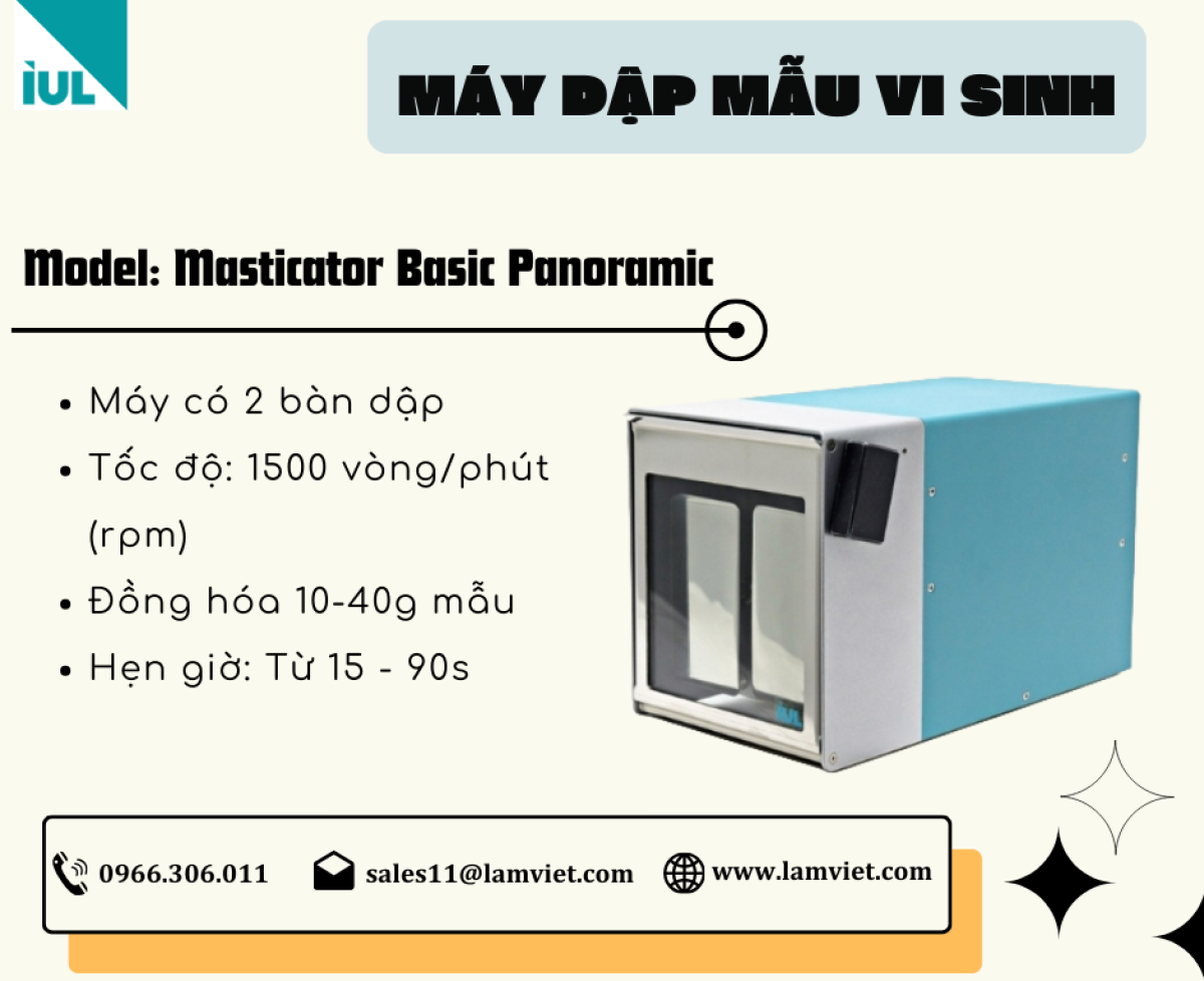 Máy dập mẫu vi sinh
