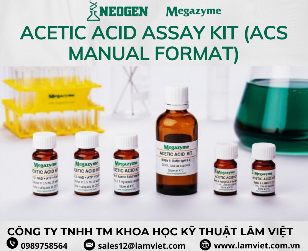 Acetic Acid Assay Kit (ACS Manual Format) K-ACET