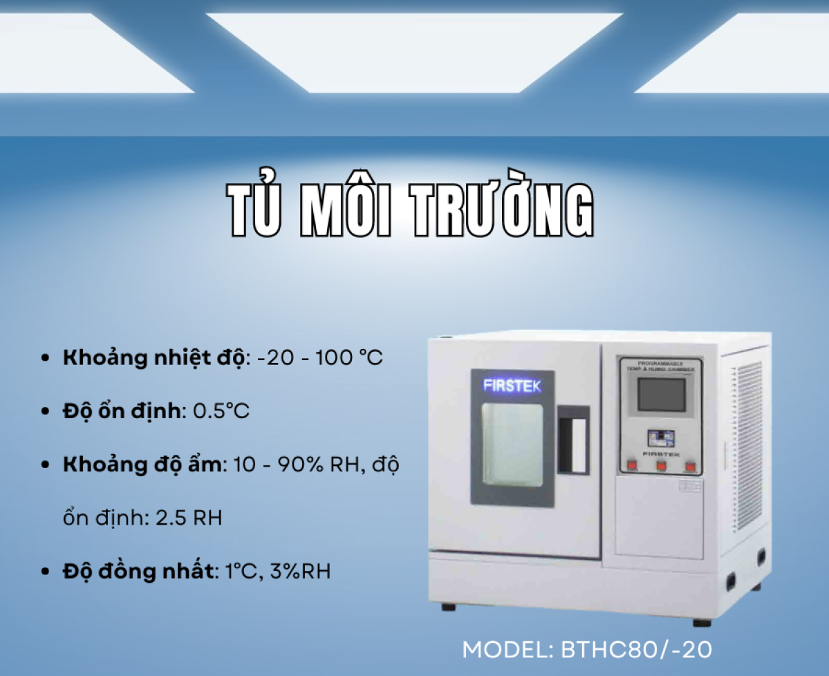 Tủ Môi Trường - Giải Pháp Kiểm Soát Nhiệt Độ Và Độ Ẩm Chính Xác