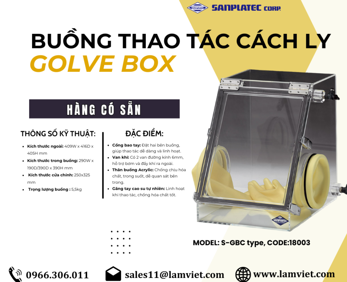 Buồng Thao Tác Chân Không - Giải Pháp Kiểm Soát Môi Trường Khép Kín Hiệu Quả