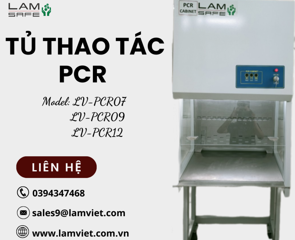 Tủ thao tác PCR Lamsafe