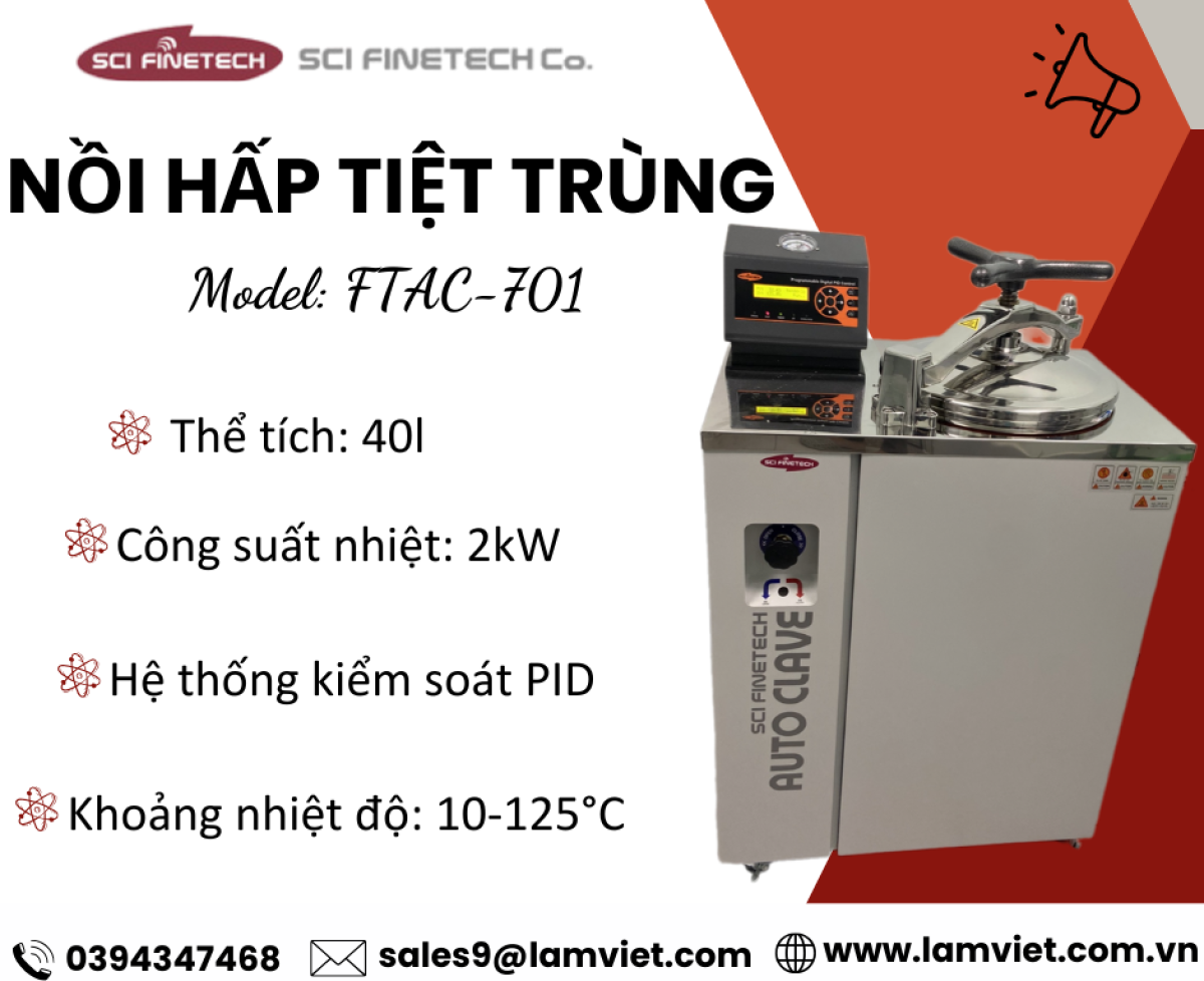 Nồi hấp tiệt trùng SCIFINETECH