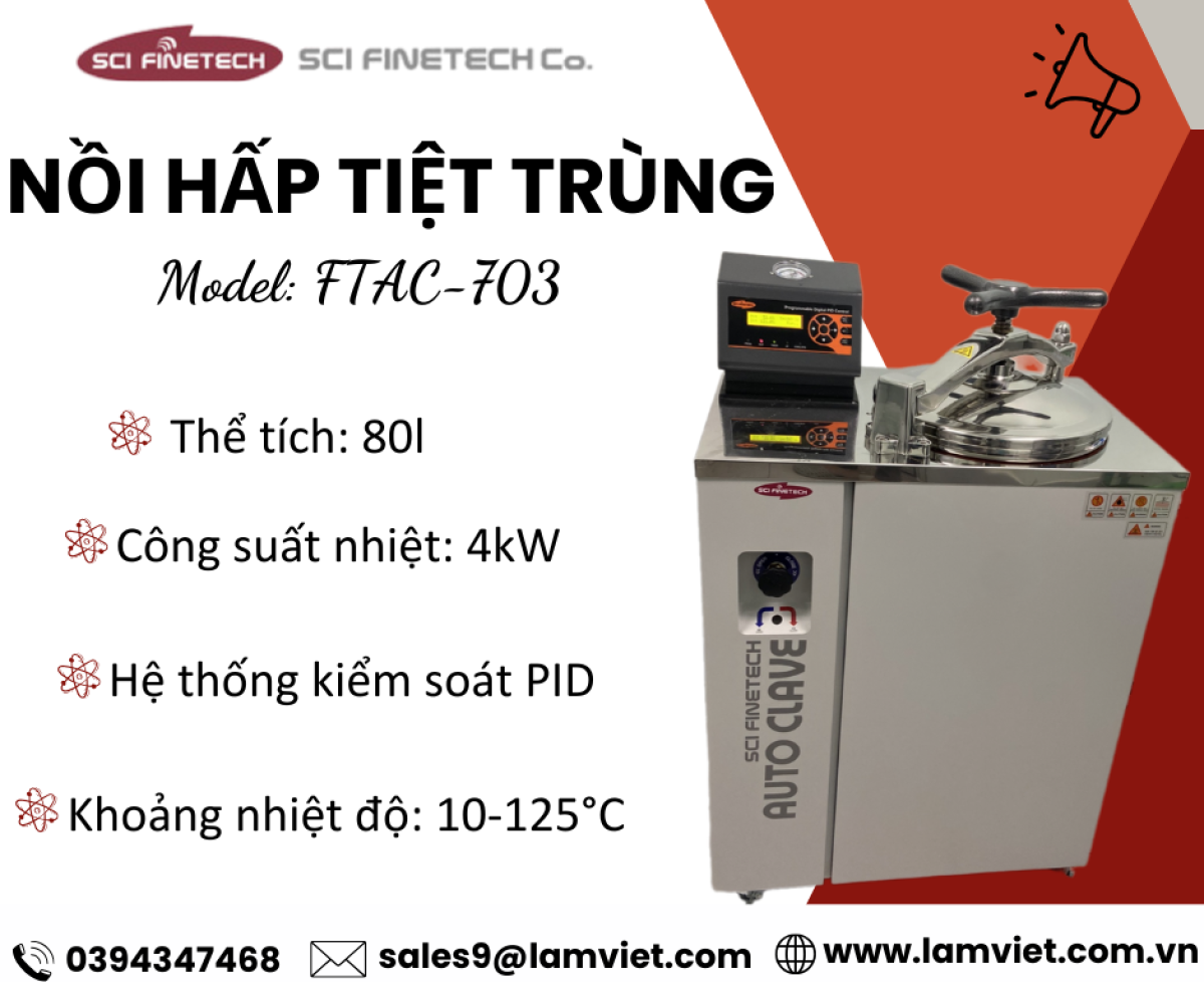 Nồi hấp tiệt trùng SCIFINETECH