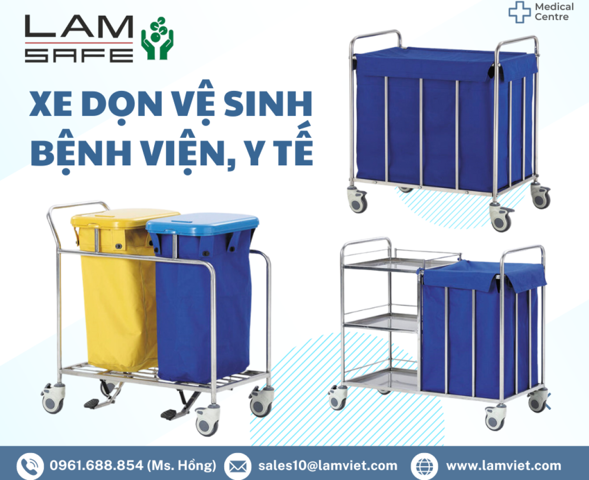 XE DỌN VỆ SINH BỆNH VIỆN, Y TẾ