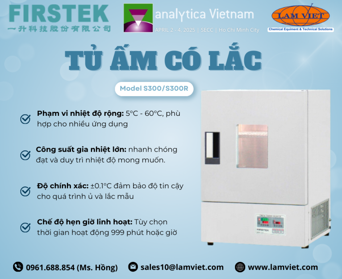 Tủ ấm có lắc của hãng Firstek