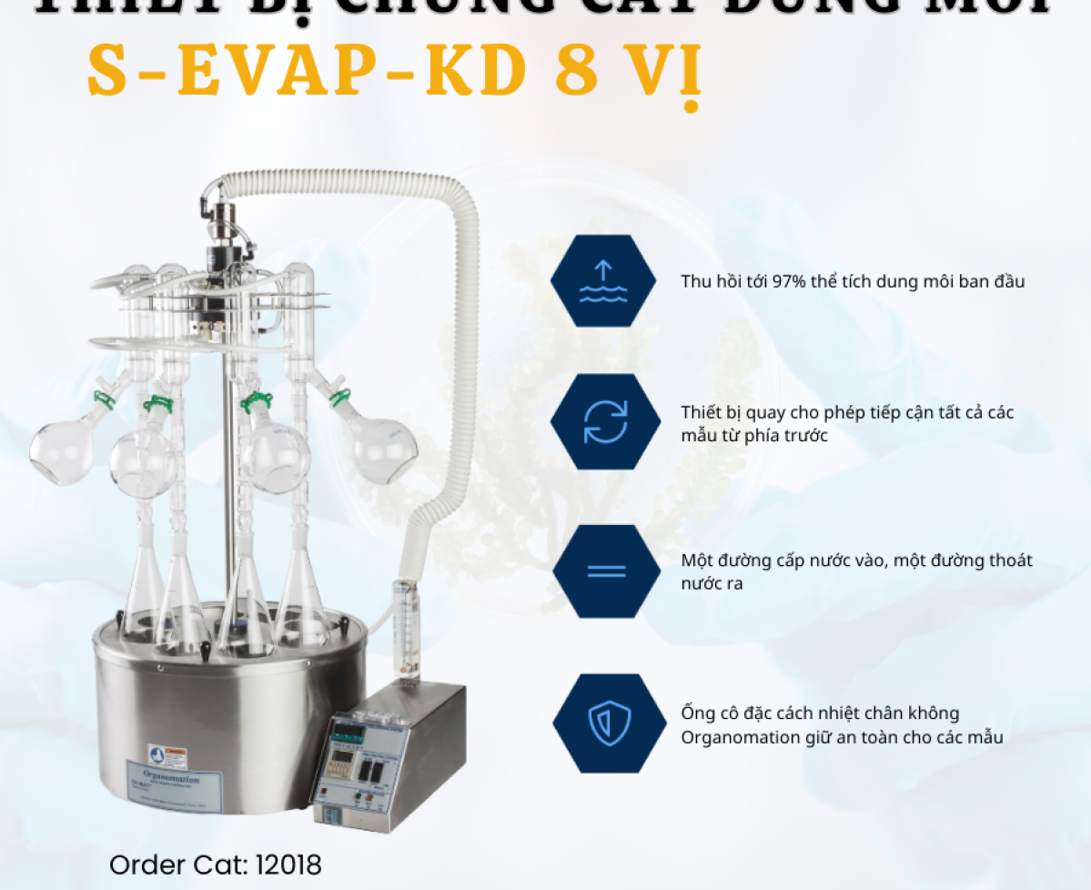 Thiết bị chưng cất Organomation