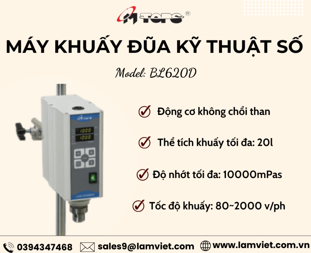 Máy khuấy đũa kỹ thuật số Misung