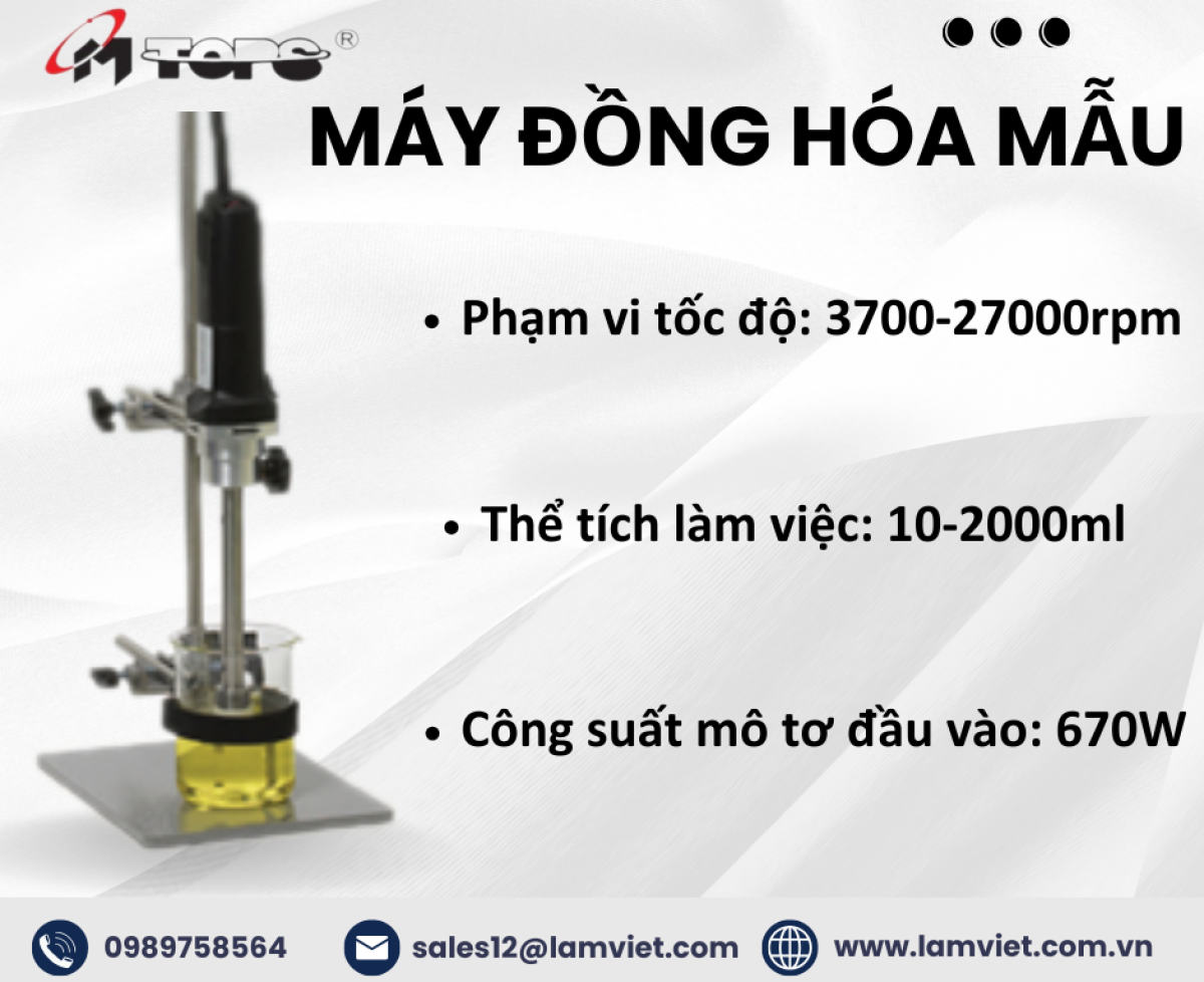 Máy đồng hóa mẫu Misung SR30