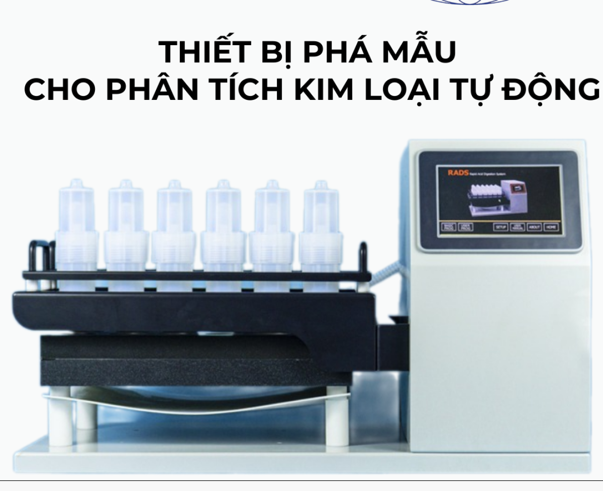 Thiết bị phá mẫu cho phân tích kim loại tự động