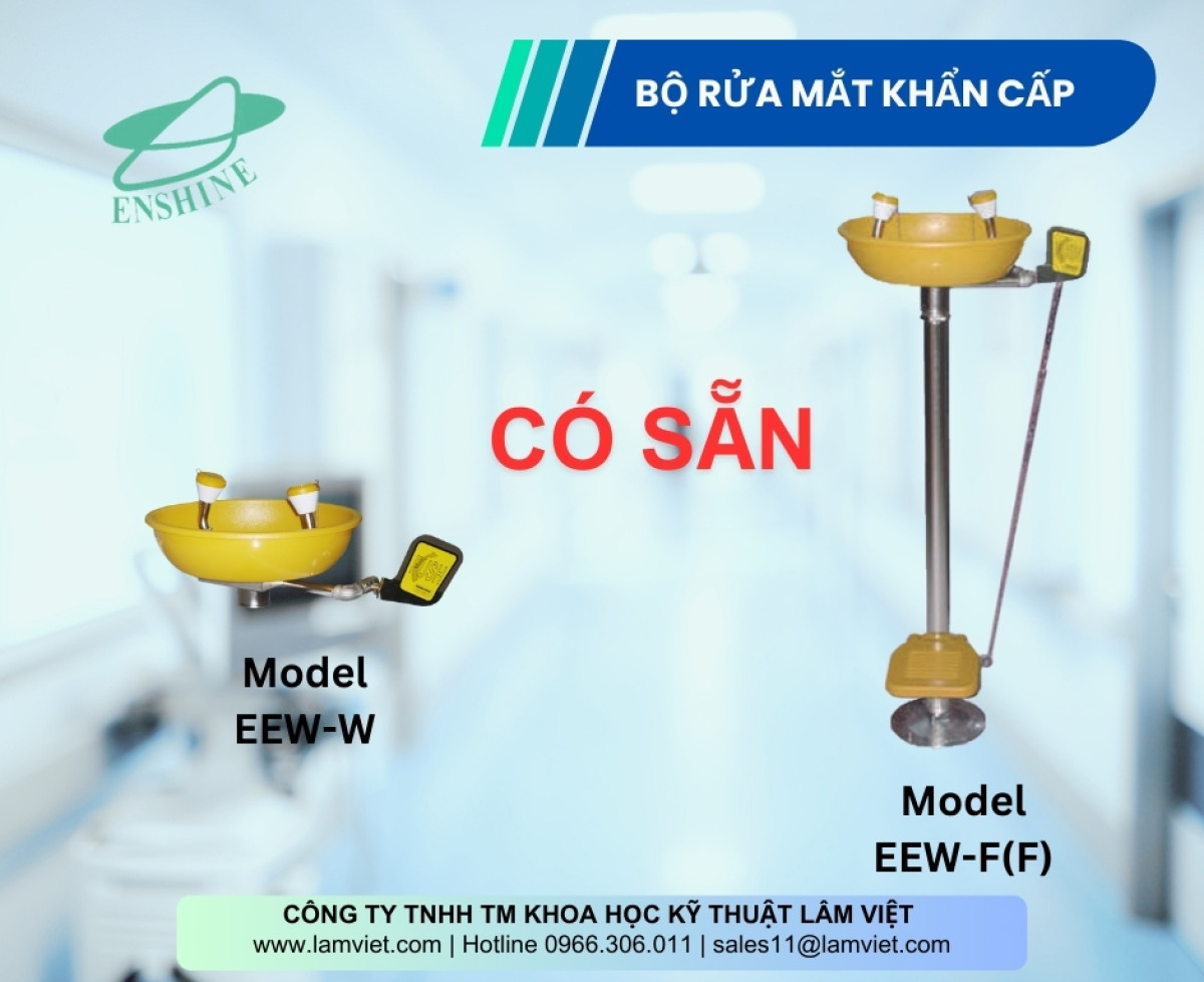 Bộ Tắm Rửa Khẩn Cấp Enshine – Bảo Vệ Tức Thời Trong Trường Hợp Khẩn Cấp