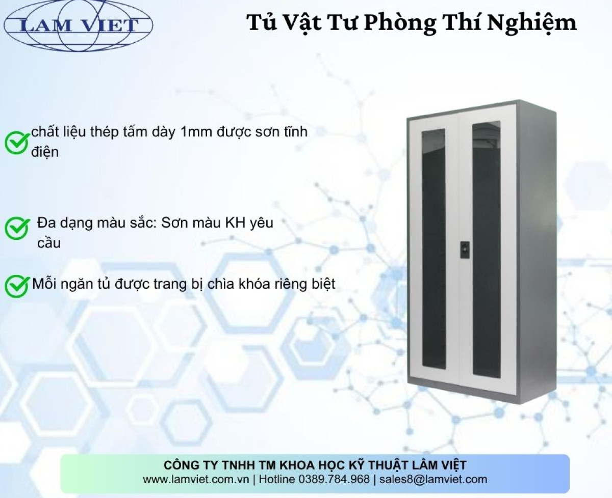 Tủ Chứa Vật Tư Phòng Thí Nghiệm