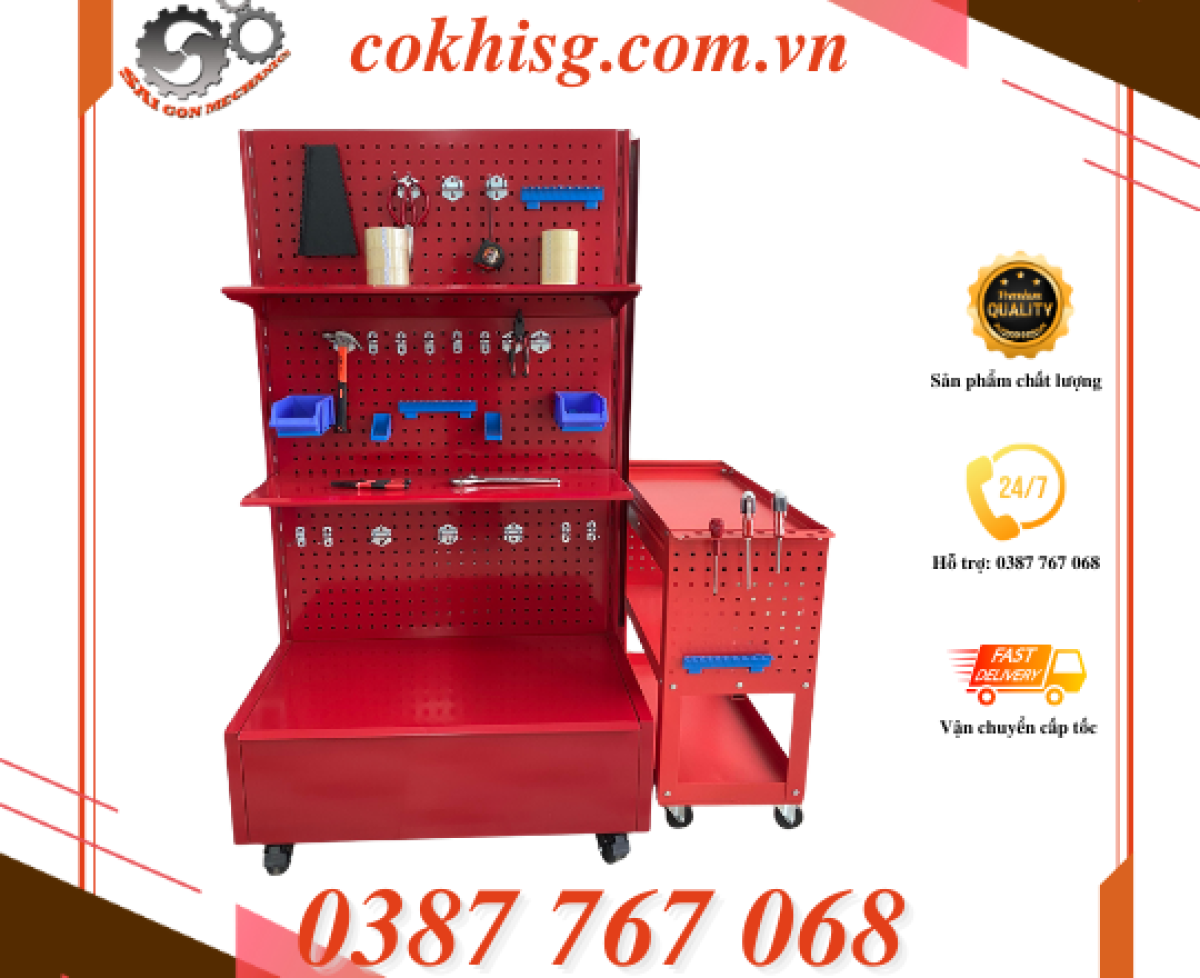 Bảng treo dụng cụ di động Hãng sản xuất: CKSG - Việt Nam Model: cksg_6303