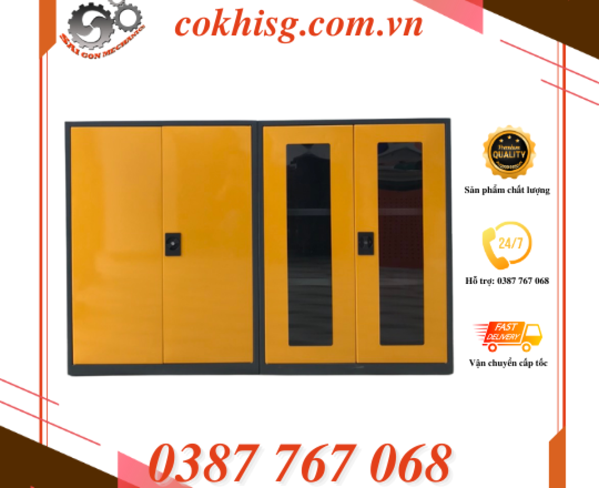 Tủ đựng hóa chất loại 2 cửa Hãng sản xuất: CKSG - Việt Nam Model: cksg_CS12AS