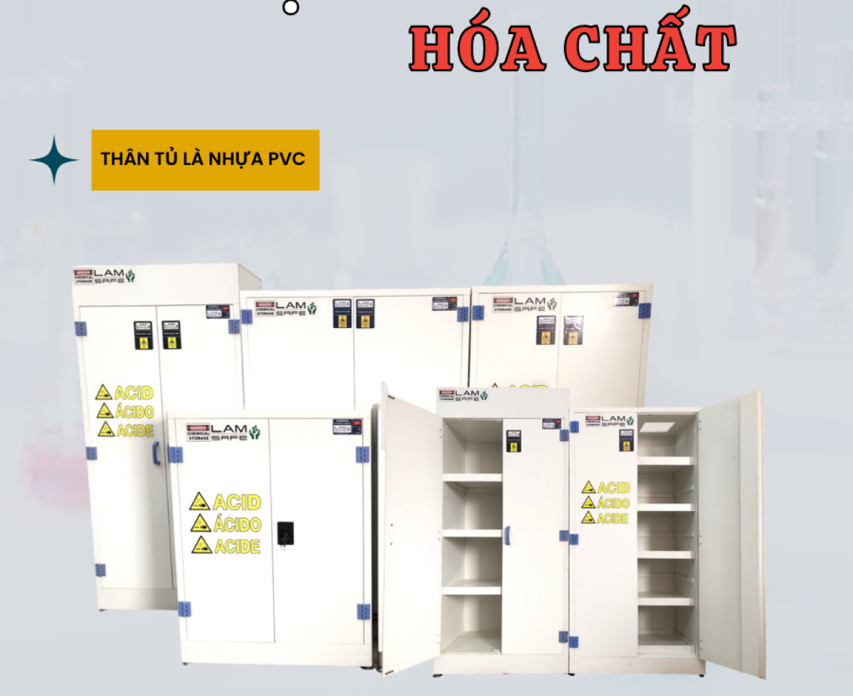 Tủ đựng hóa chất trong phòng thí nghiệm