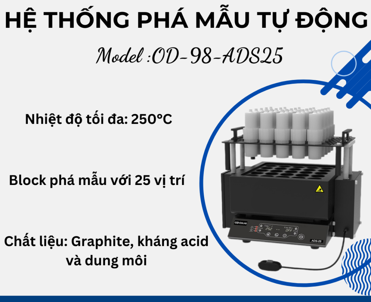 Hệ thống phá mẫu tự động ADS25