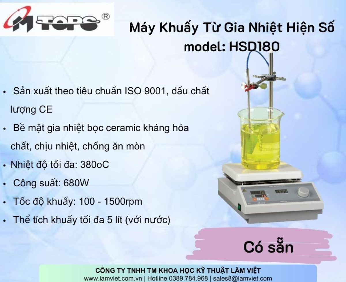 (Hàng có sẵn) Máy Khuấy Từ Gia Nhiệt Misung