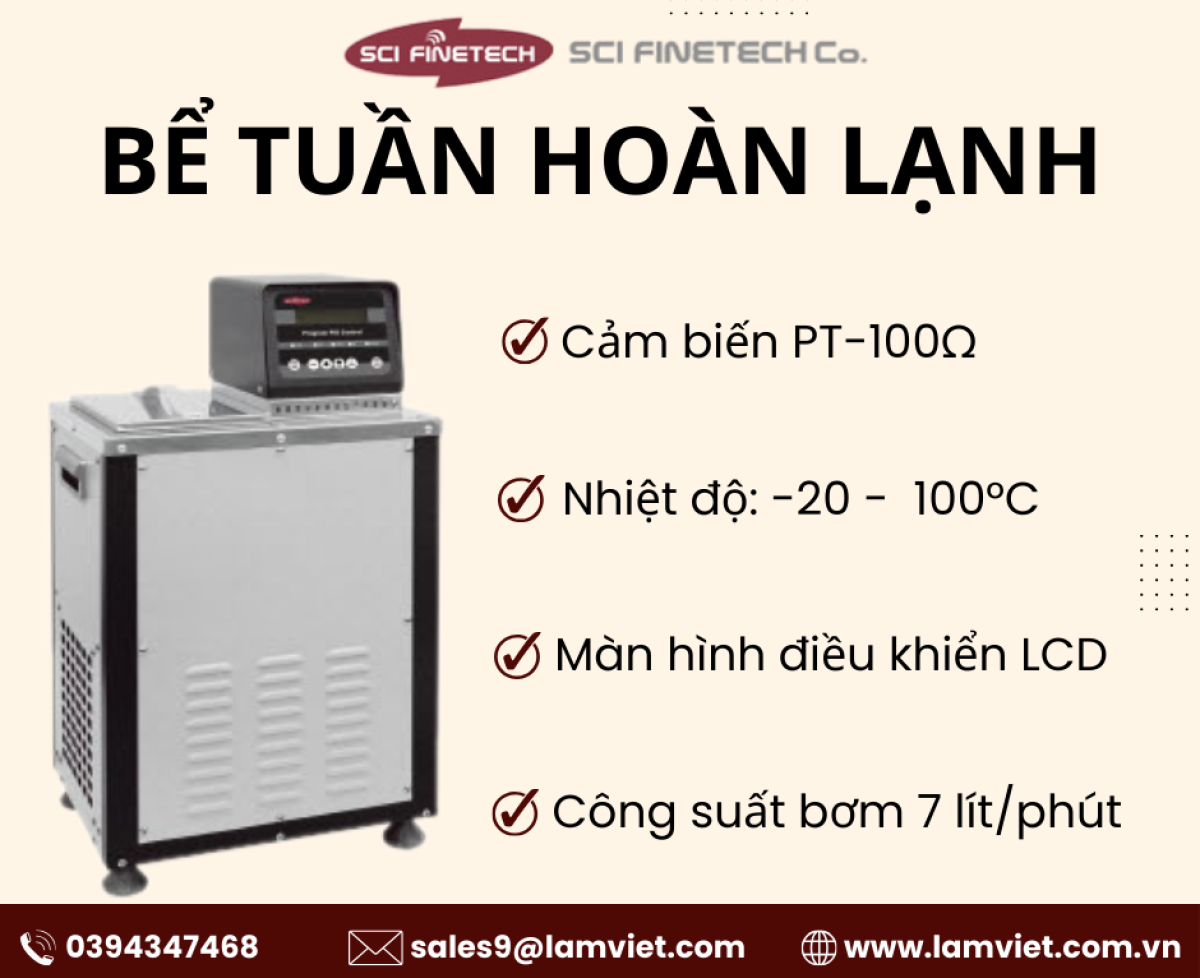 Bể tuần hoàn lạnh SCI Finetech