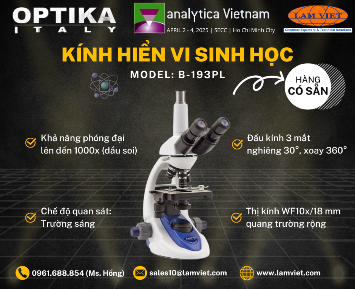 Kính hiển vi sinh học - Optika (Italy)