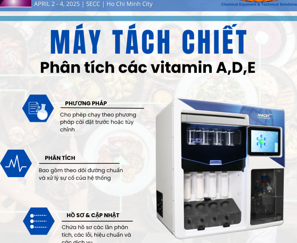 Máy tách chiết Vitamin A,D,E Flex